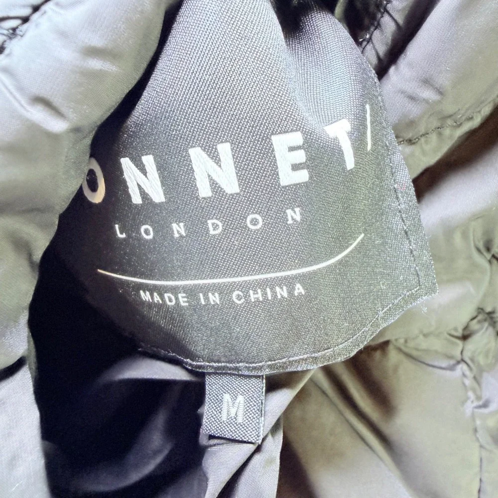 Sonneti‎ London Boys Black Puffer Jacket Hooded Quilted Coat Size Medium Kids